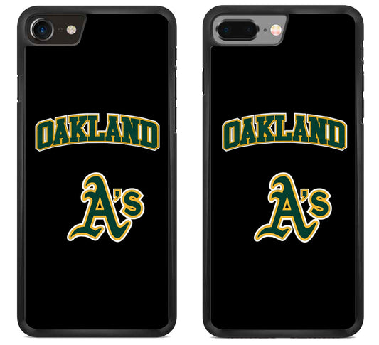 Oakland Athletics Black iPhone 8 | 8 Plus Case