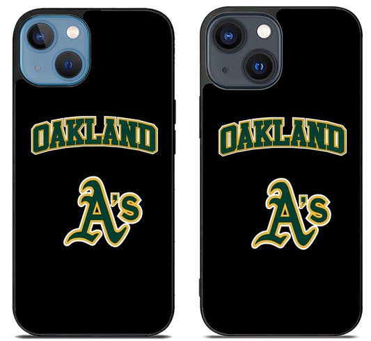 Oakland Athletics Black iPhone 15 | iPhone 15 Plus Case