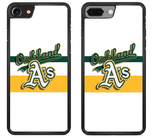 Oakland Athletics Logo Stripe iPhone 8 | 8 Plus Case
