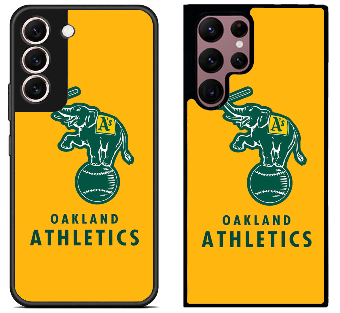 Oakland Athletics Logo Yellow Samsung Galaxy S22 | S22+ | S22 Ultra Case