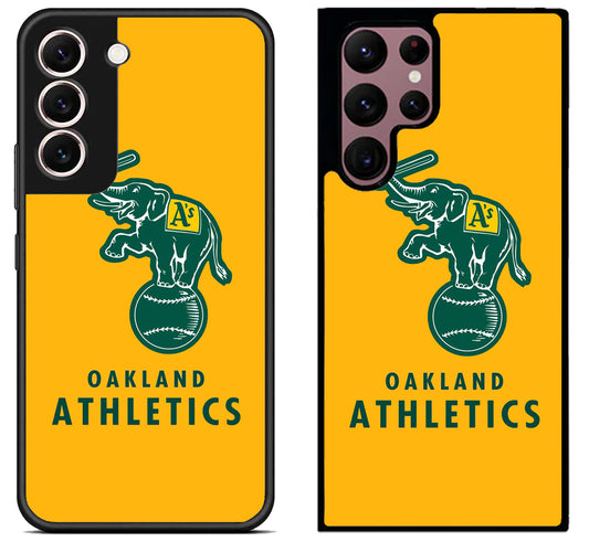 Oakland Athletics Logo Yellow Samsung Galaxy S22 | S22+ | S22 Ultra Case