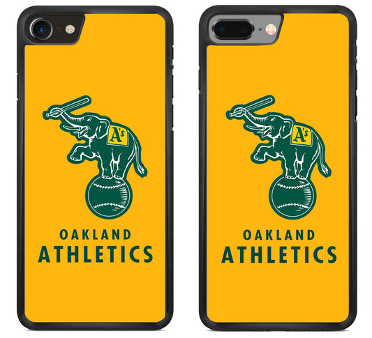 Oakland Athletics Logo Yellow iPhone 8 | 8 Plus Case