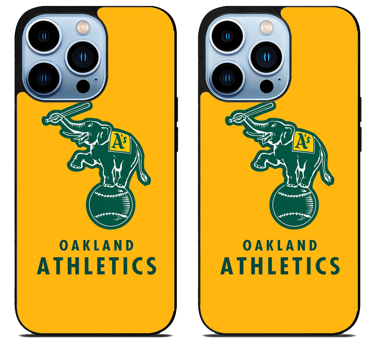 Oakland Athletics Logo Yellow iPhone 15 Pro | iPhone 15 Pro Max Case