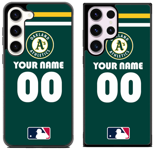 Custom Personalized Oakland Athletics MLB Samsung Galaxy S23 | S23+ | S23 Ultra Case