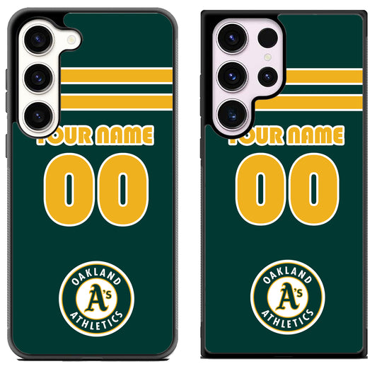 Custom Personalized Oakland Athletics Samsung Galaxy S23 | S23+ | S23 Ultra Case