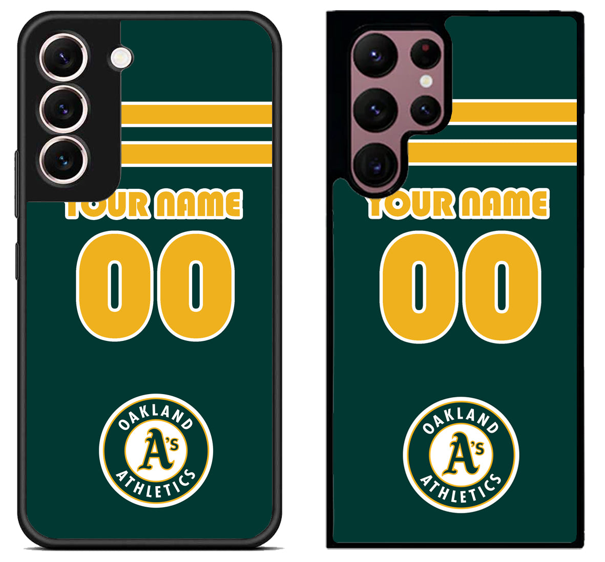 Custom Personalized Oakland Athletics Samsung Galaxy S22 | S22+ | S22 Ultra Case