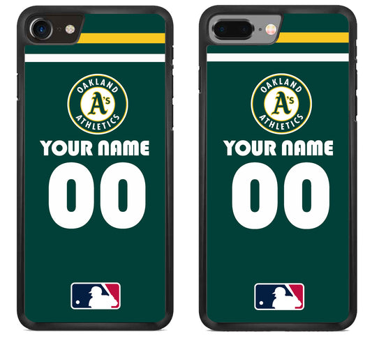 Custom Personalized Oakland Athletics MLB iPhone 8 | 8 Plus Case