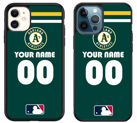 Custom Personalized Oakland Athletics MLB iPhone 11 | 11 Pro | 11 Pro Max Case