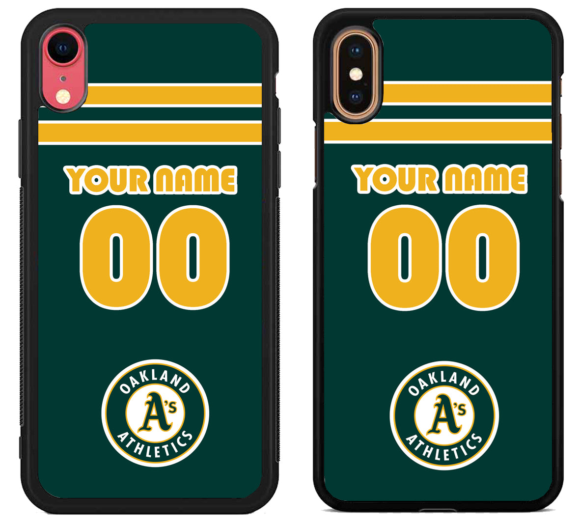 Custom Personalized Oakland Athletics iPhone X | Xs | Xr | Xs Max Case