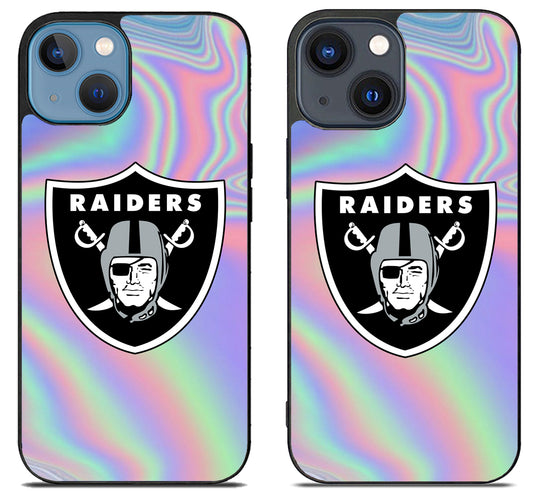 Oakland Raiders Holographic iPhone 15 | iPhone 15 Plus Case