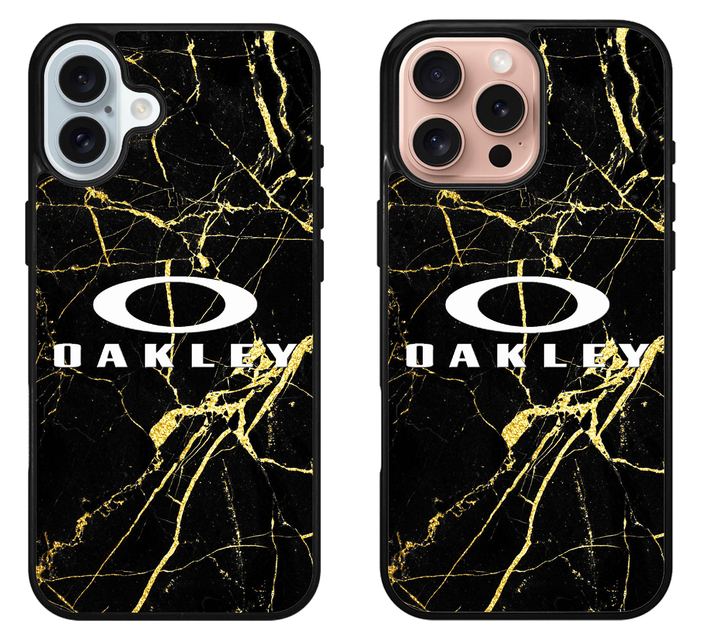 Oakley Black Marble iPhone 16 | 16 Plus | 16 Pro | 16 Pro Max Case