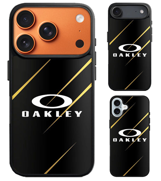 Oakley Black Metallic iPhone Air | iPhone 17 | 17 Pro | 17 Pro Max Case