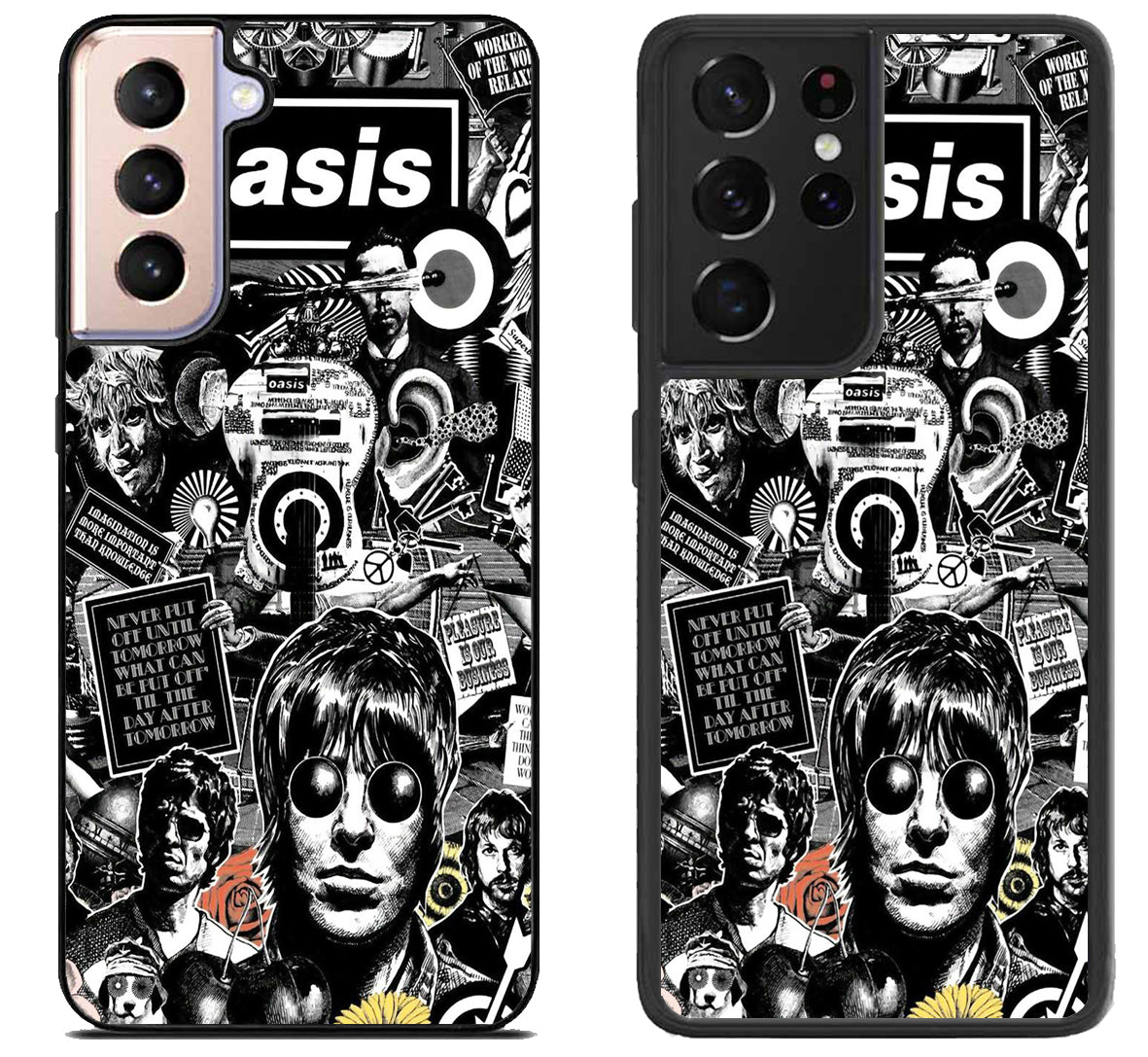Oasis Logo Collage Samsung Galaxy S21 | S21 FE | S21+ | S21 Ultra Case