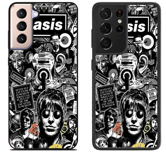 Oasis Logo Collage Samsung Galaxy S21 | S21 FE | S21+ | S21 Ultra Case