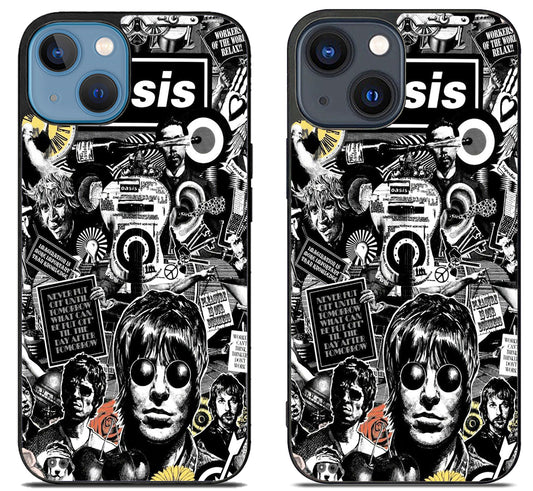 Oasis Logo Collage iPhone 15 | iPhone 15 Plus Case