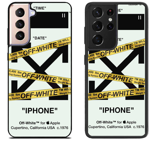 Off White Cover Samsung Galaxy S21 | S21 FE | S21+ | S21 Ultra Case