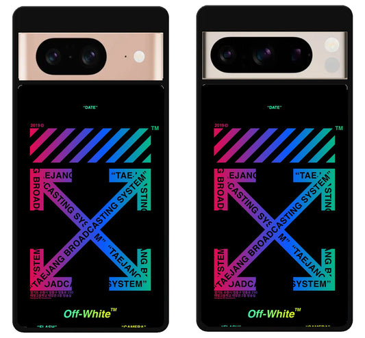 Off White Glow in The Dark Google Pixel 8 | 8 Pro Case