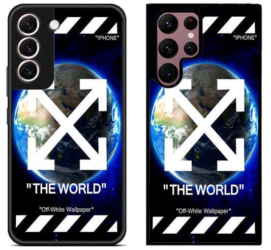 Off White The World Samsung Galaxy S22 | S22+ | S22 Ultra Case