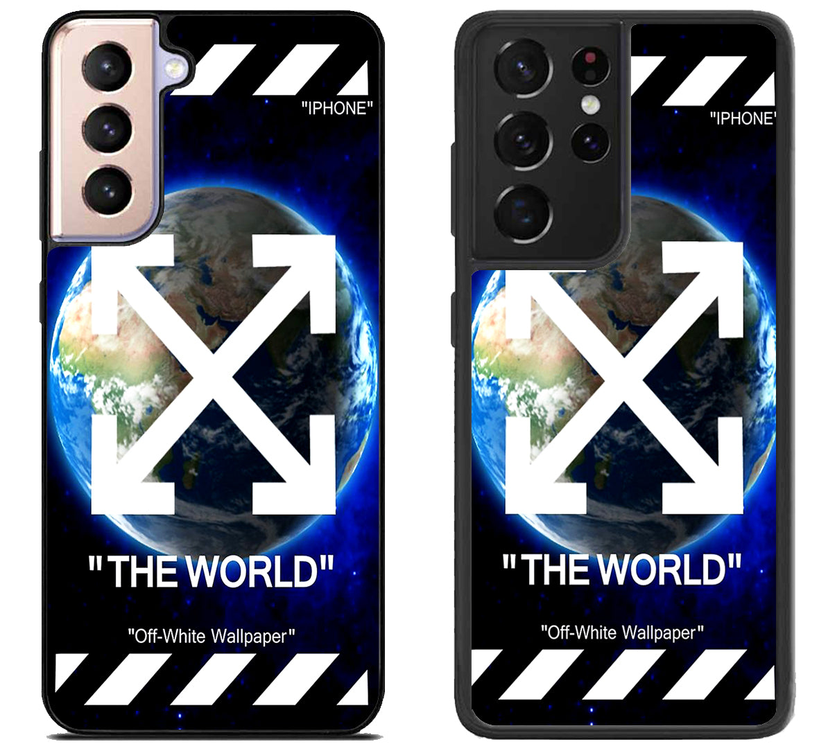 Off White The World Samsung Galaxy S21 | S21 FE | S21+ | S21 Ultra Case
