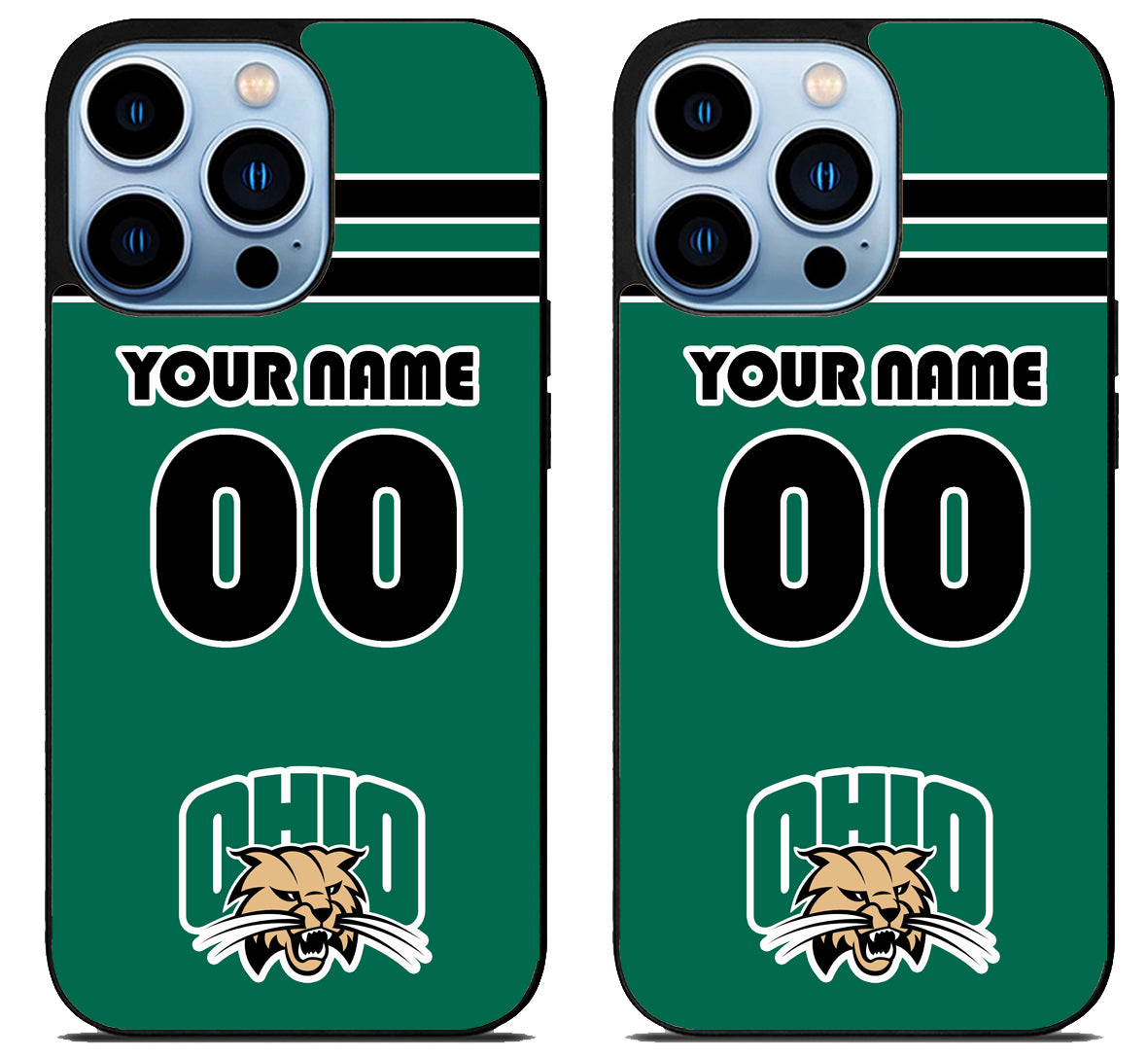 Custom Personalized Ohio Bobcats iPhone 15 Pro | iPhone 15 Pro Max Case