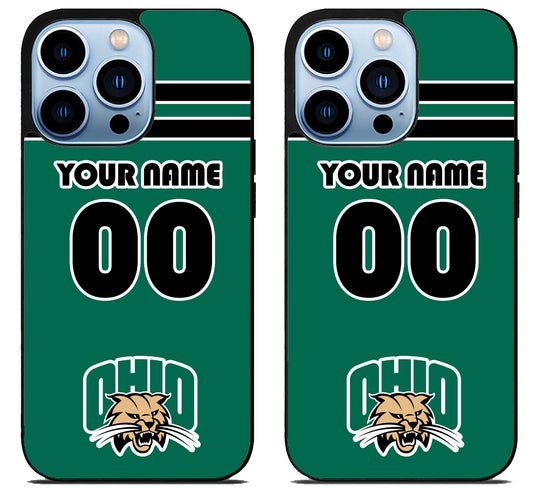 Custom Personalized Ohio Bobcats iPhone 15 Pro | iPhone 15 Pro Max Case