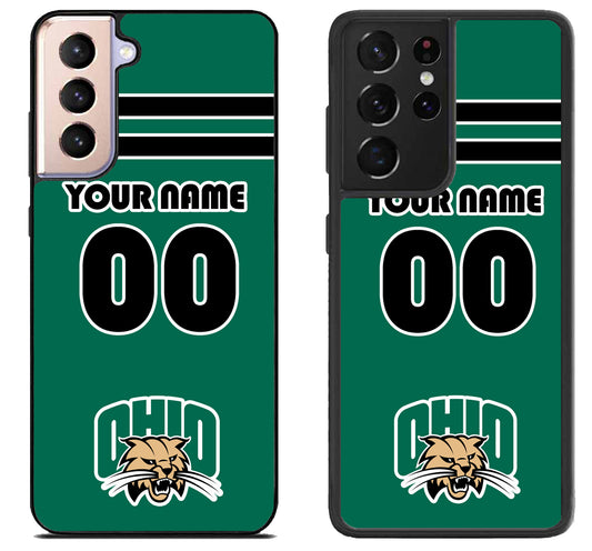 Custom Personalized Ohio Bobcats Samsung Galaxy S21 | S21 FE | S21+ | S21 Ultra Case