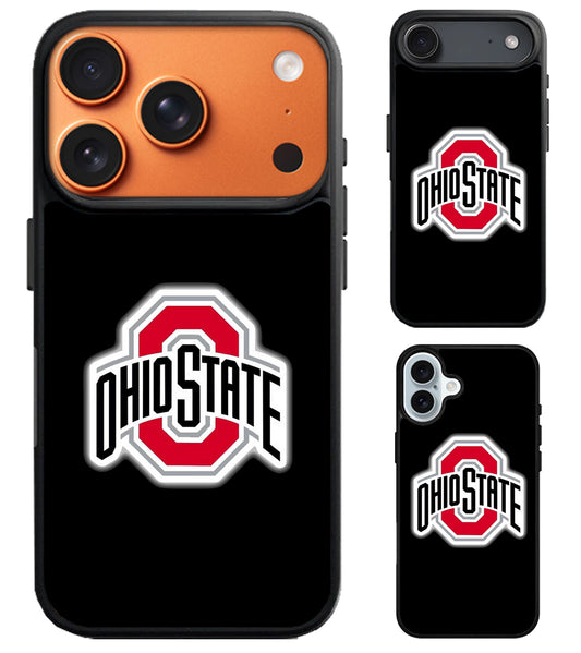 Ohio State Buckeyes Black iPhone Air | iPhone 17 | 17 Pro | 17 Pro Max Case