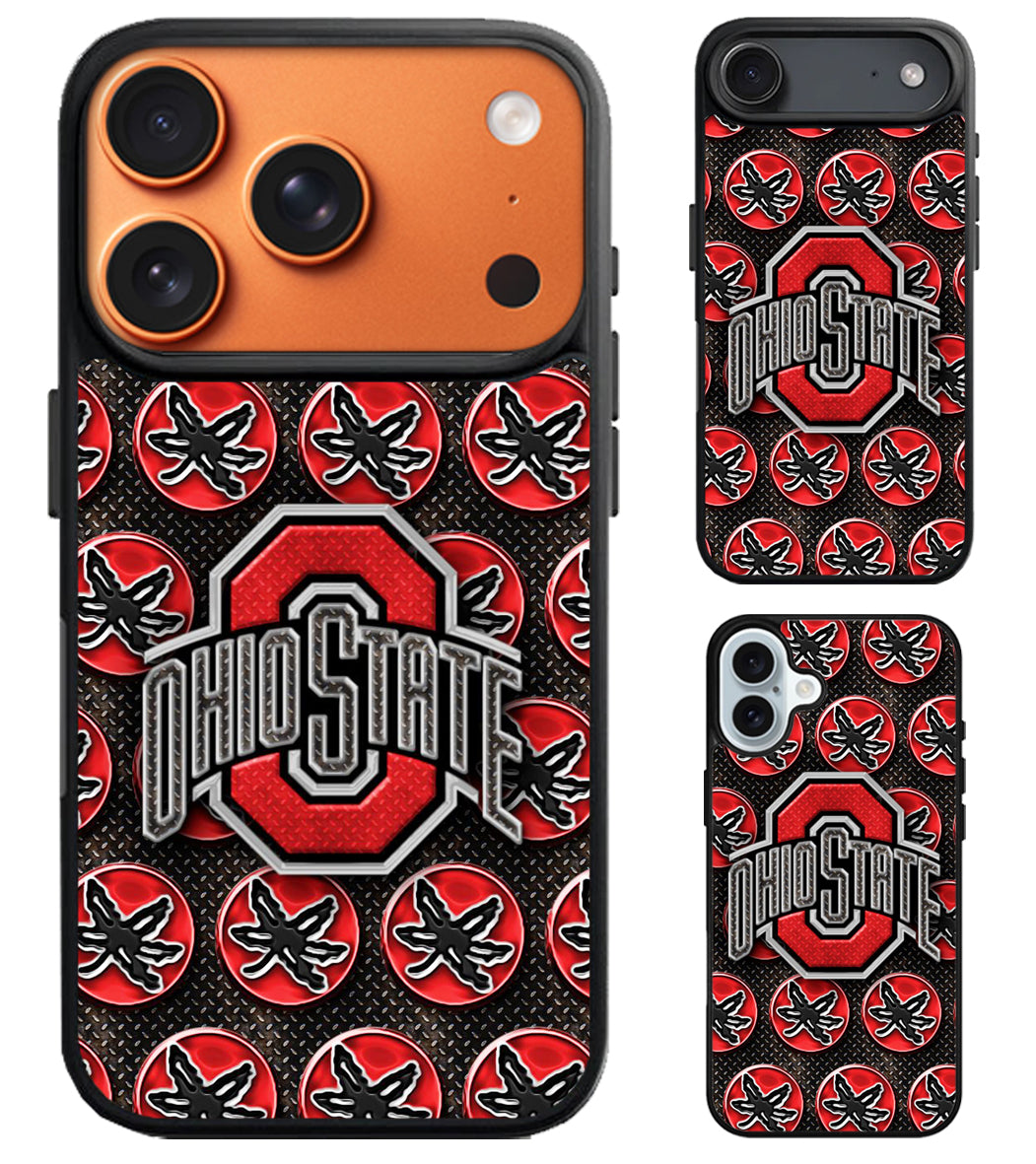Ohio State Buckeyes Collage iPhone Air | iPhone 17 | 17 Pro | 17 Pro Max Case