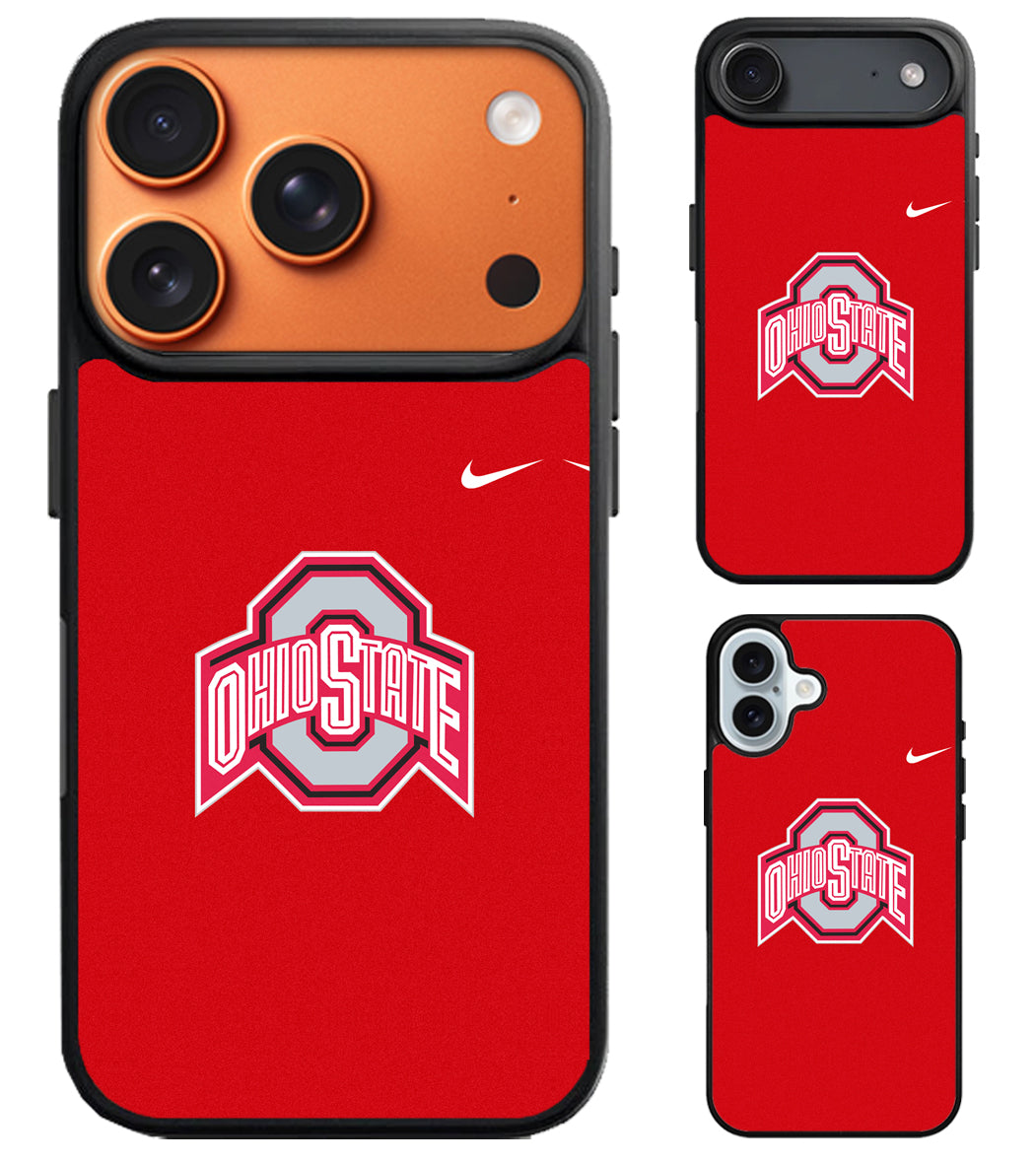 Ohio State Buckeyes Red iPhone Air | iPhone 17 | 17 Pro | 17 Pro Max Case