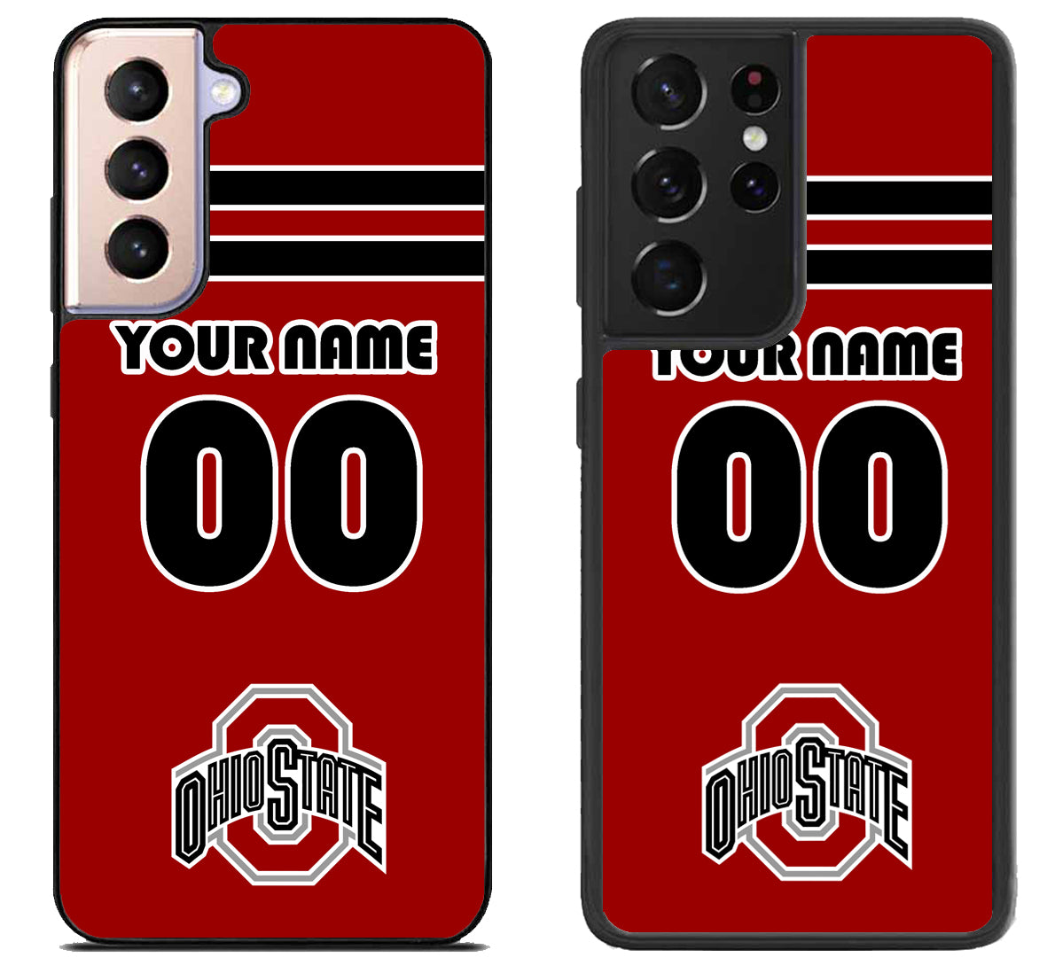 Custom Personalized Ohio State Buckeyes Samsung Galaxy S21 | S21 FE | S21+ | S21 Ultra Case