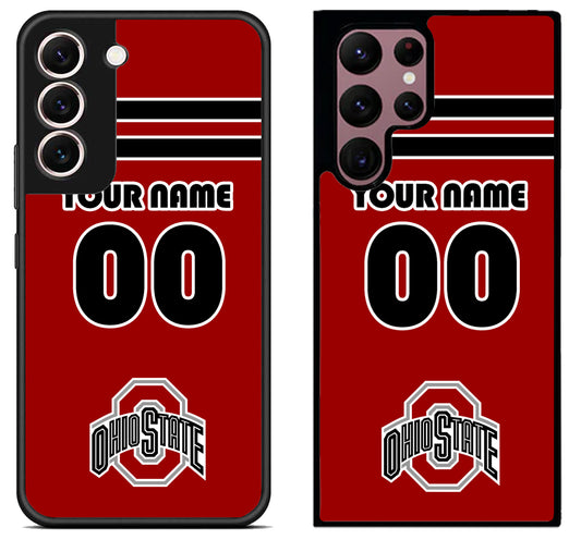 Custom Personalized Ohio State Buckeyes Samsung Galaxy S22 | S22+ | S22 Ultra Case