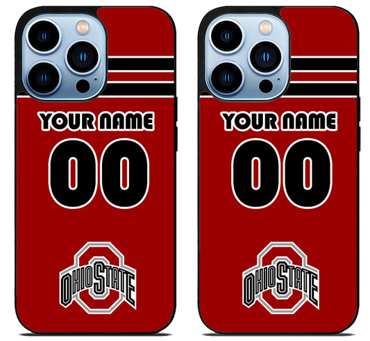 Custom Personalized Ohio State Buckeyes iPhone 15 Pro | iPhone 15 Pro Max Case