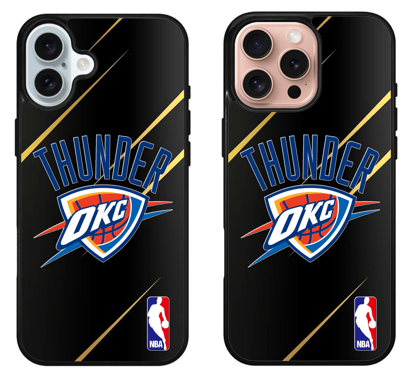 Oklahoma City Thunder Black iPhone 16 | 16 Plus | 16 Pro | 16 Pro Max Case