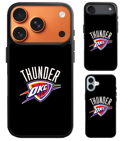 Oklahoma City Thunder Black iPhone Air | iPhone 17 | 17 Pro | 17 Pro Max Case