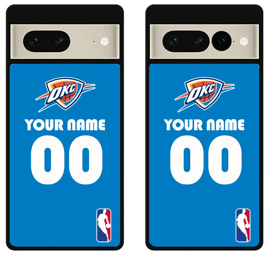 Custom Personalized Oklahoma City Thunder NBA Google Pixel 7 | 7 Pro Case