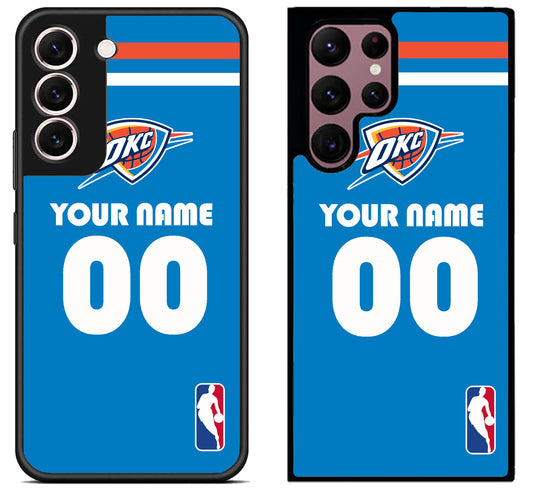 Custom Personalized Oklahoma City Thunder NBA Samsung Galaxy S22 | S22+ | S22 Ultra Case