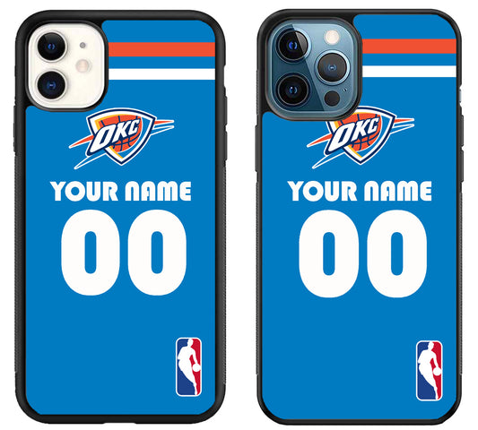 Custom Personalized Oklahoma City Thunder NBA iPhone 11 | 11 Pro | 11 Pro Max Case
