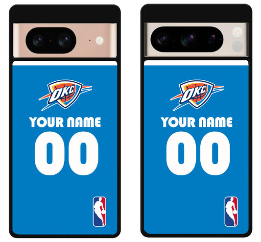 Custom Personalized Oklahoma City Thunder NBA Google Pixel 8 | 8 Pro Case
