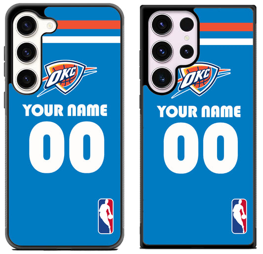 Custom Personalized Oklahoma City Thunder NBA Samsung Galaxy S23 | S23+ | S23 Ultra Case