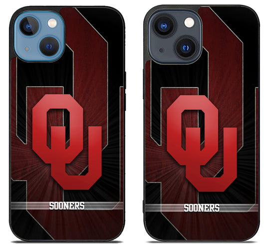 Oklahoma Sooners Background iPhone 15 | iPhone 15 Plus Case