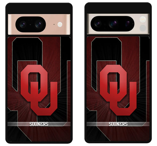 Oklahoma Sooners Background Google Pixel 8 | 8 Pro Case