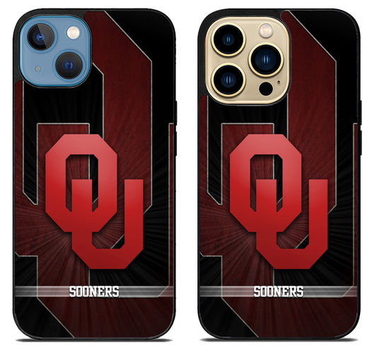 Oklahoma Sooners Background iPhone 14 | 14 Plus | 14 Pro | 14 Pro Max Case