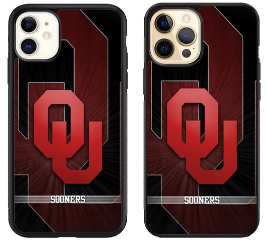 Oklahoma Sooners Background iPhone 12 | 12 Mini | 12 Pro | 12 Pro Max Case