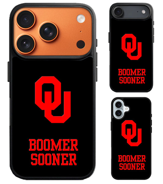 Oklahoma Sooners Boomer Sooner iPhone Air | iPhone 17 | 17 Pro | 17 Pro Max Case