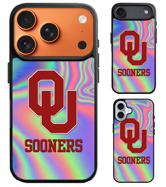 Oklahoma Sooners Holographic iPhone Air | iPhone 17 | 17 Pro | 17 Pro Max Case
