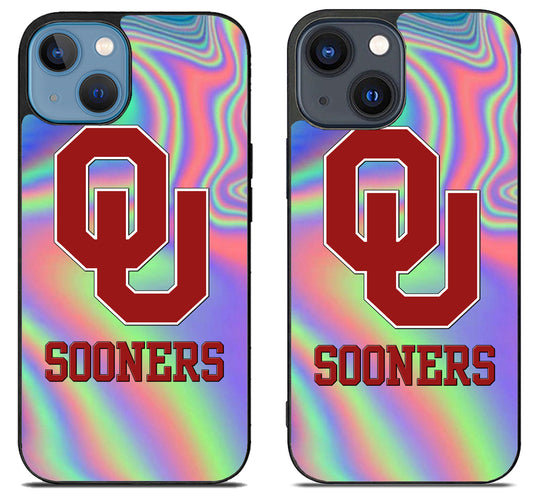 Oklahoma Sooners Holographic iPhone 15 | iPhone 15 Plus Case