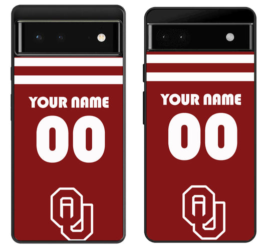 Custom Personalized Oklahoma Sooners Google Pixel 6 | 6A | 6 Pro Case