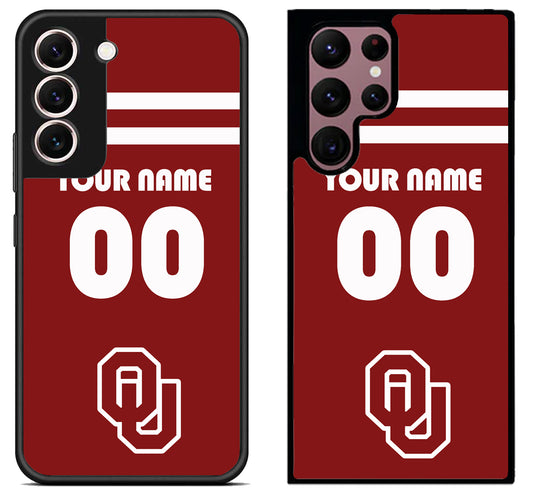 Custom Personalized Oklahoma Sooners Samsung Galaxy S22 | S22+ | S22 Ultra Case