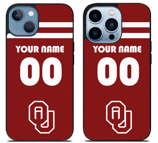 Custom Personalized Oklahoma Sooners iPhone 13 | 13 Mini | 13 Pro | 13 Pro Max Case
