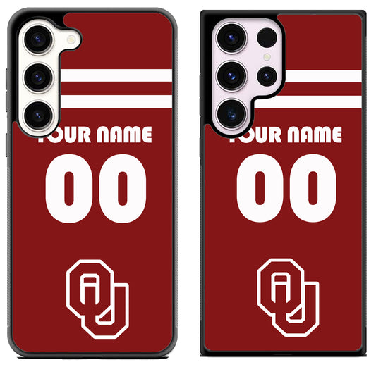 Custom Personalized Oklahoma Sooners Samsung Galaxy S23 | S23+ | S23 Ultra Case
